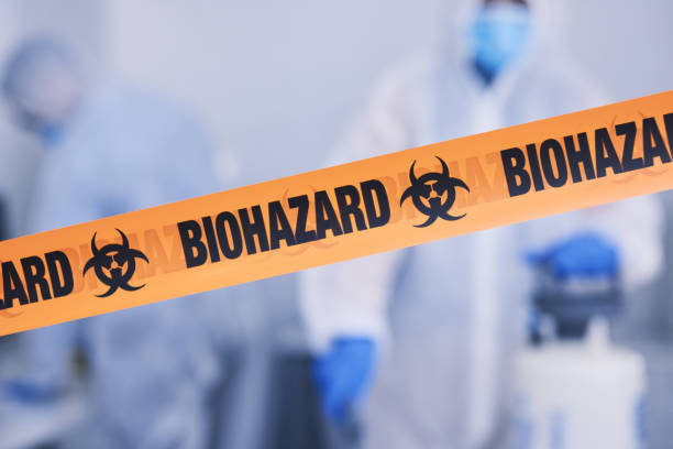 Professional Biohazard technician working in Hasty, AR